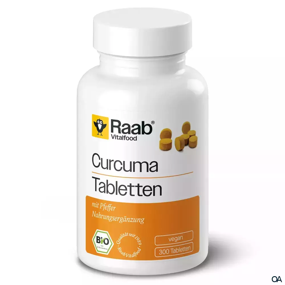 Raab® Vitalfood Bio Curcuma Tabletten