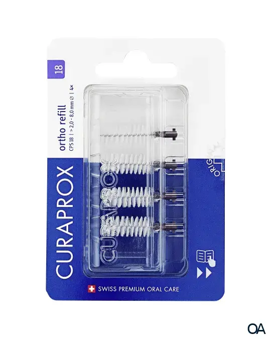 Curaprox Interdentalbürste CPS 18 Refill Ortho Violett, Ø 2.0-8.0 mm