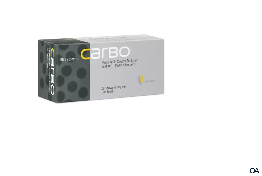 Carbo Medicinalis Sanova Tabletten
