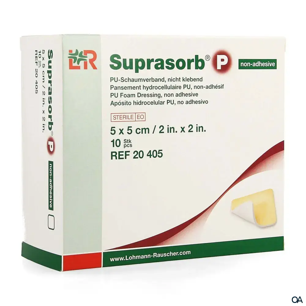 Suprasorb® P PU-Schaumverband non-adhesive steril, 5 x 5 cm