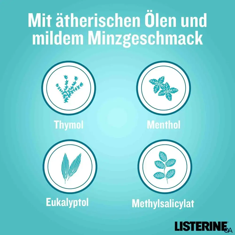 Listerine Cool Mint Milder Geschmack Mundspüllösung