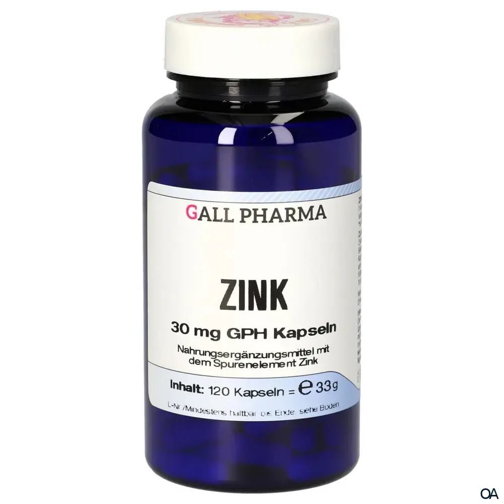 Gall Pharma Zink 30 mg Kapseln