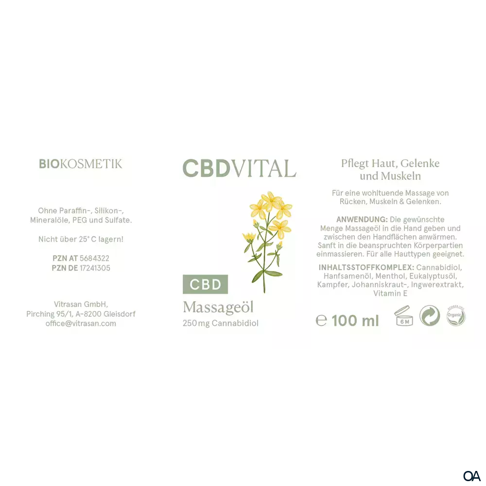 CBD VITAL CBD Massageöl