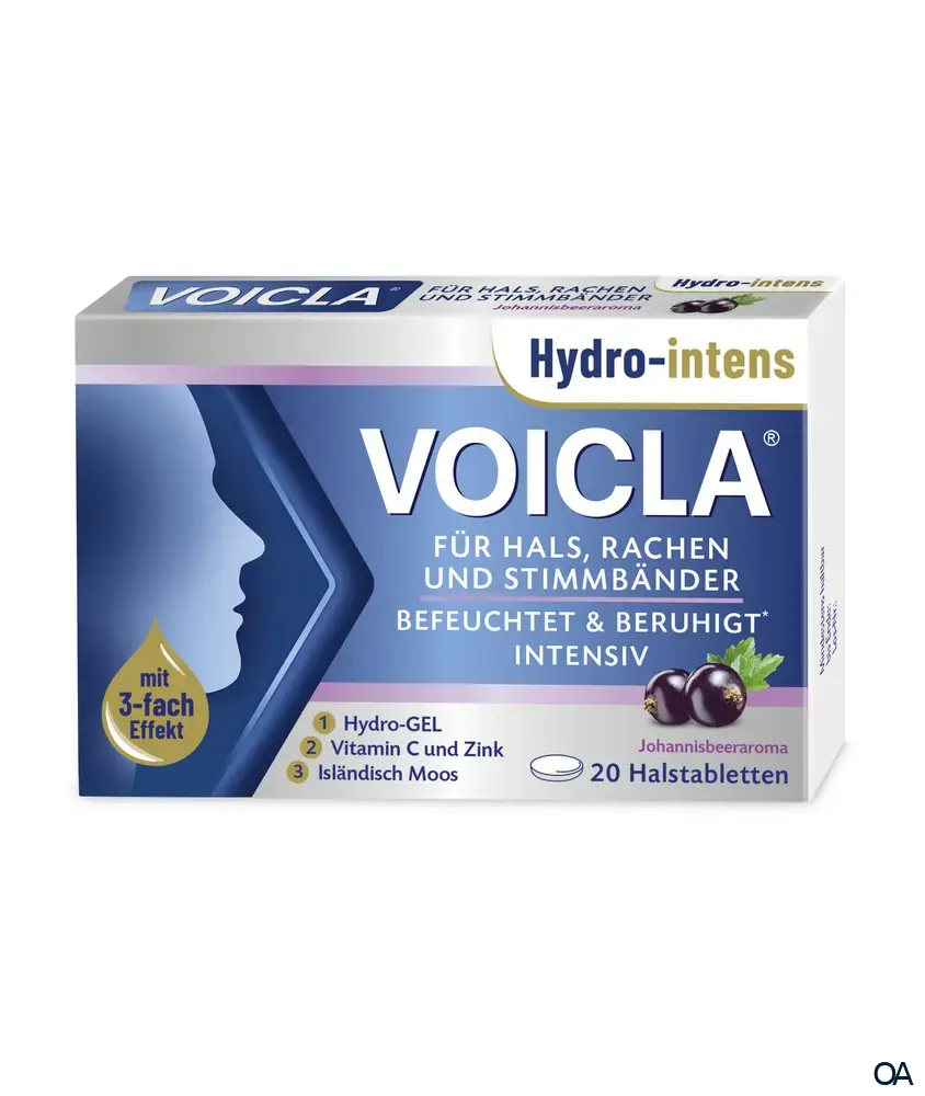 VOICLA® Hydro-Intens Halstabletten Johannisbeere
