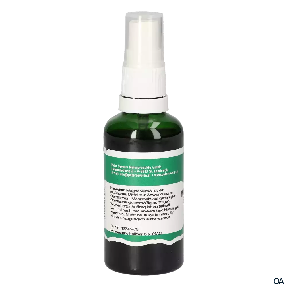 Pater Severin Magnesiumöl 100 % Zechstein Spray