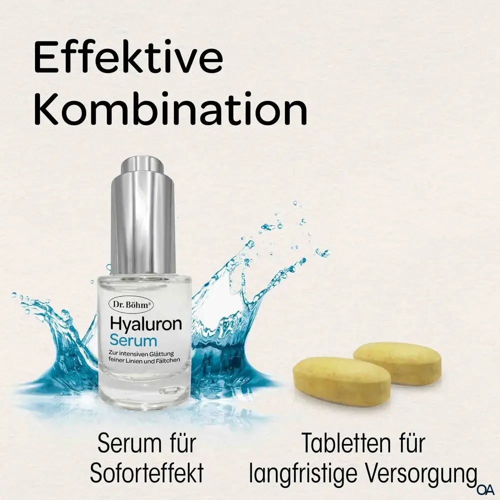 Dr. Böhm® Hyaluron complex Tabletten + Hyaluron Serum Dr. Böhm® Hyaluron complex Tabletten + Hyaluron Serum