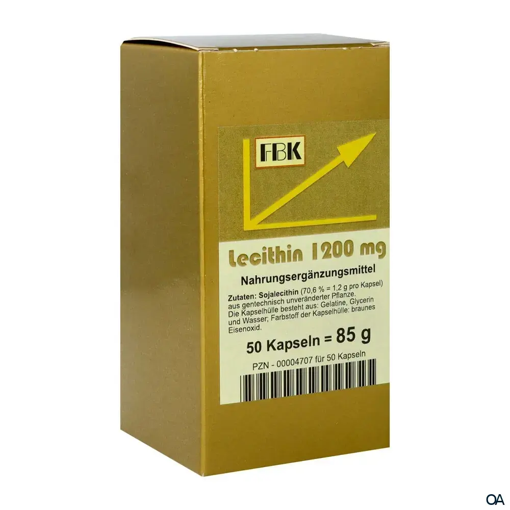 FBK-Pharma Lecithin 1200 mg Kapseln
