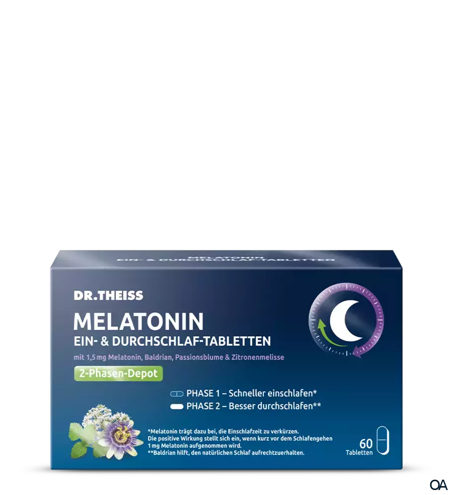DR. THEISS Melatonin Ein- & Durchschlaf-Tabletten
