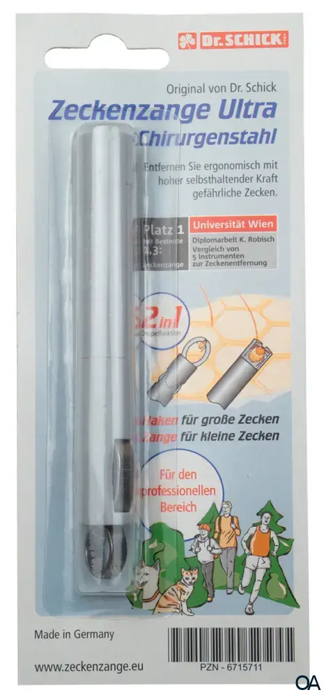 Dr. Schick Zeckenzange Ultra Chirurgenstahl
