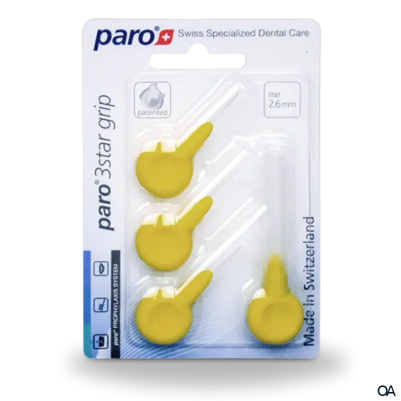 paro® 3Star grip Interdentalbürsten xx-fein, gelb, ø 2,6 mm