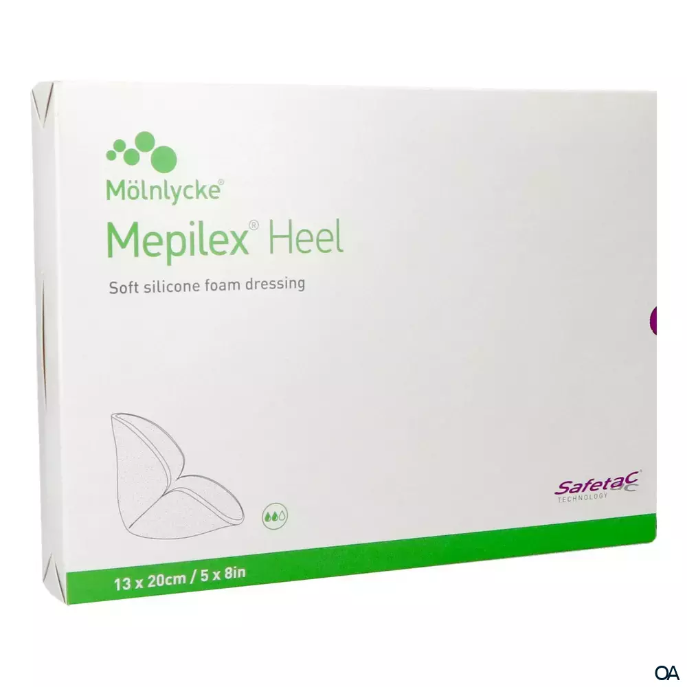 Mepilex® Heel anpassungsfähiger Schaumverband 13 x 20 cm