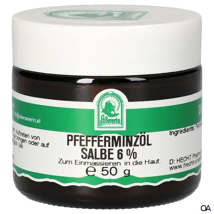 Pater Severin Pfefferminzöl Salbe 6% Pater Severin Pfefferminzöl Salbe 6%