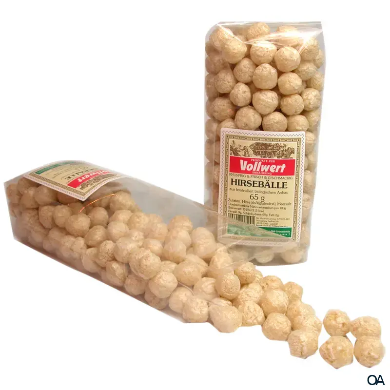 Vollkraft Hirsebälle bio glutenfrei