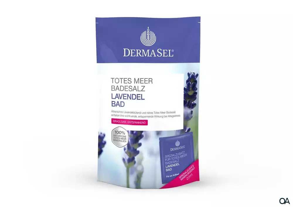 DermaSel® Totes Meer Badesalz Lavendel Bad DermaSel® Totes Meer Badesalz Lavendel Bad