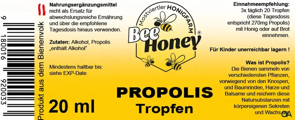 Bee Honey® Propolis Tropfen Bee Honey® Propolis Tropfen