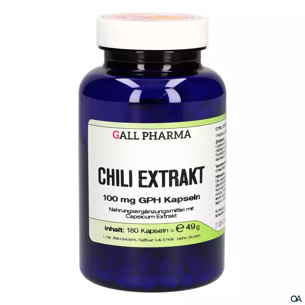 Gall Pharma Chili Extrakt 100 mg Kapseln Gall Pharma Chili Extrakt 100 mg Kapseln