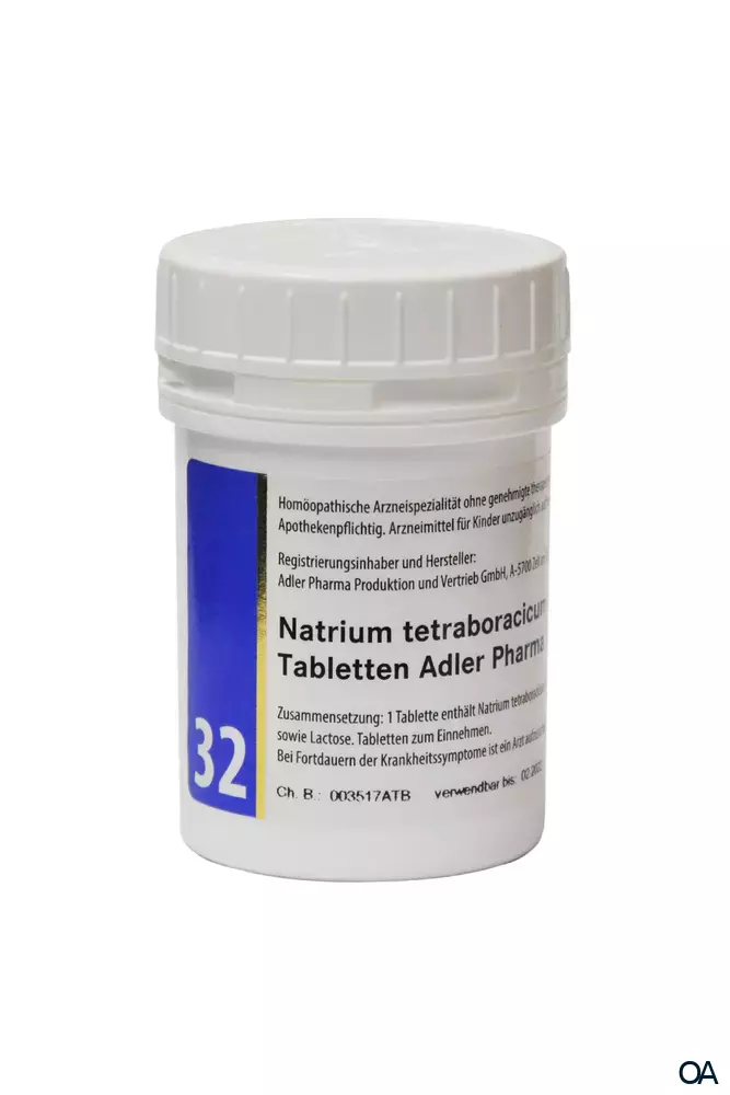 Schüßler Salz Adler Nr. 32 Natrium tetraboracicum D12 Schüßler Salz Adler Nr. 32 Natrium tetraboracicum D12