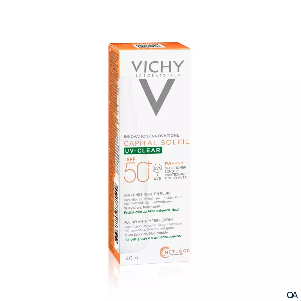 Vichy Capital Soleil UV-Clear LSF 50+ Anti-Unreinheiten Fluid Vichy Capital Soleil UV-Clear LSF 50+ Anti-Unreinheiten Fluid