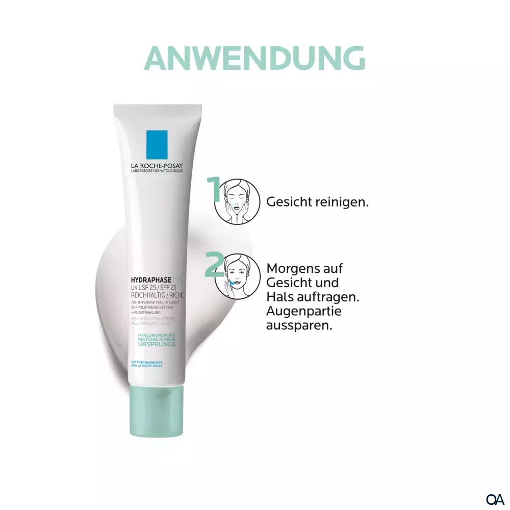 La Roche Posay Hydraphase HA UV SPF25 Reichhaltig Tagescreme La Roche Posay Hydraphase HA UV SPF25 Reichhaltig Tagescreme