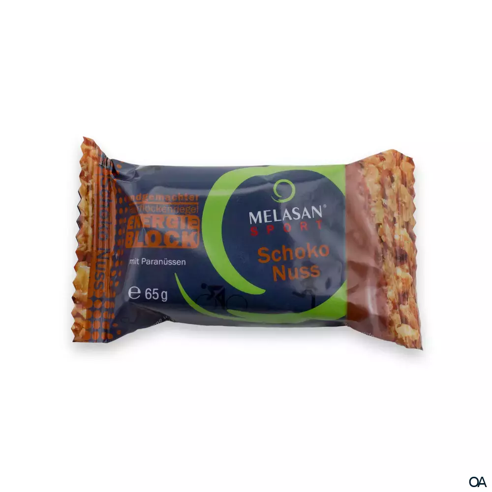 Melasan Sport Energieblock Schoko-Nuss 65 g Melasan Sport Energieblock Schoko-Nuss 65 g