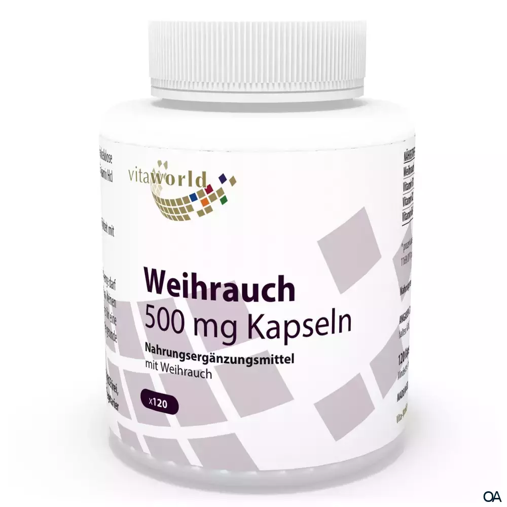 Vitaworld Boswellia Weihrauch 500 mg Kapseln Vitaworld Boswellia Weihrauch 500 mg Kapseln