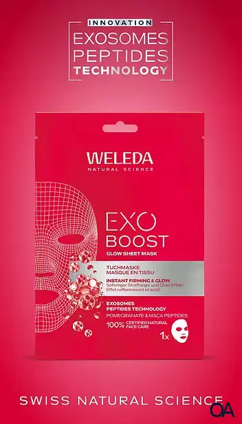 Weleda EXO BOOST Glow Tuchmaske