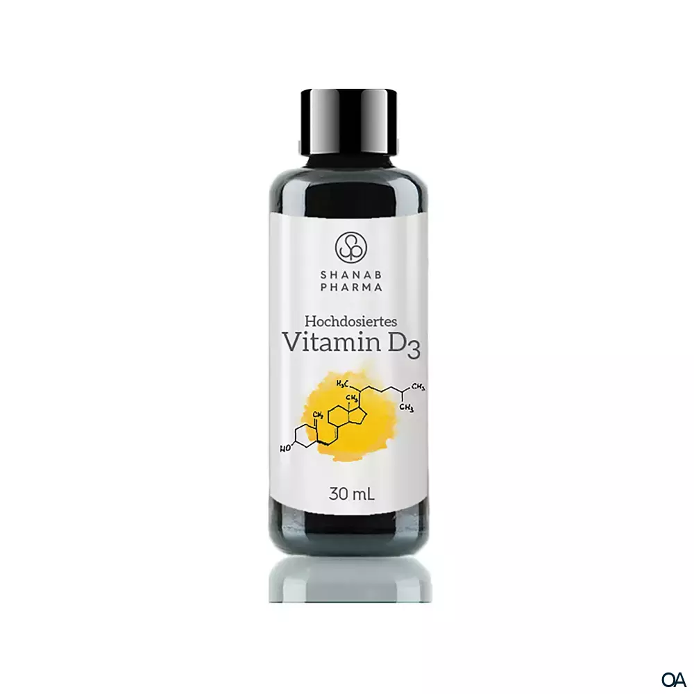 Shanab Pharma Hochdosiertes Vitamin D3 Tropfen