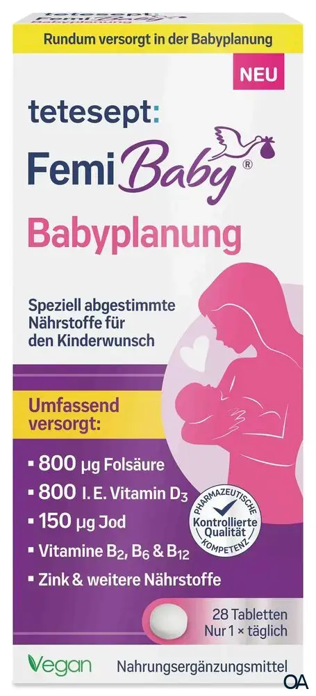 tetesept Femi Baby® Babyplanung Tabletten tetesept Femi Baby® Babyplanung Tabletten