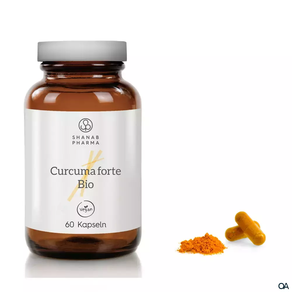 Shanab Pharma Curcuma forte Bio Kapseln Shanab Pharma Curcuma forte Bio Kapseln