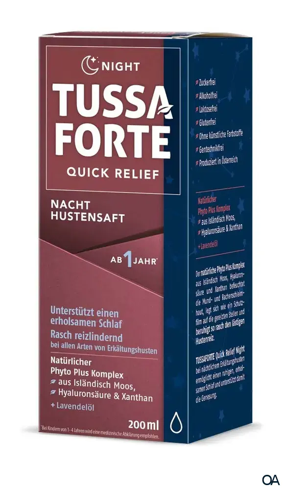 Tussaforte Quick Relief Night Hustensaft