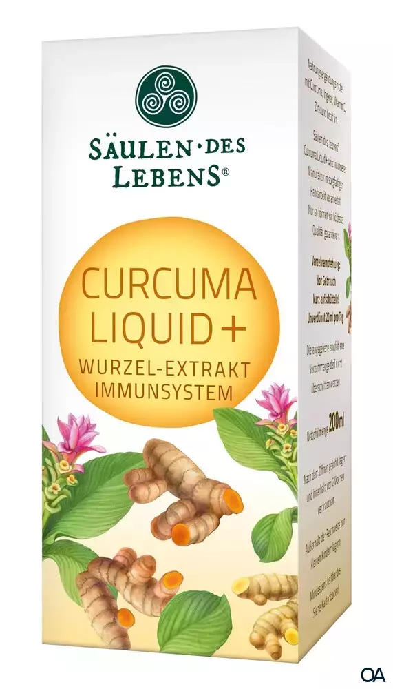 Säulen des Lebens Curcuma Liquid+ Wurzel-Extrakt Immunsystem Säulen des Lebens Curcuma Liquid+ Wurzel-Extrakt Immunsystem