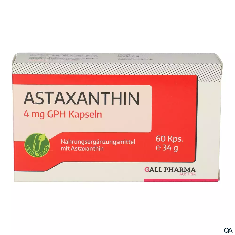 Gall Pharma Astaxanthin 4 mg Kapseln