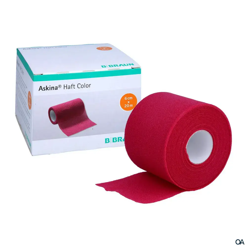 Askina® Haft Color Kohäsive Fixierbinde Pink, 6 cm x 20 m Askina® Haft Color Kohäsive Fixierbinde Pink, 6 cm x 20 m