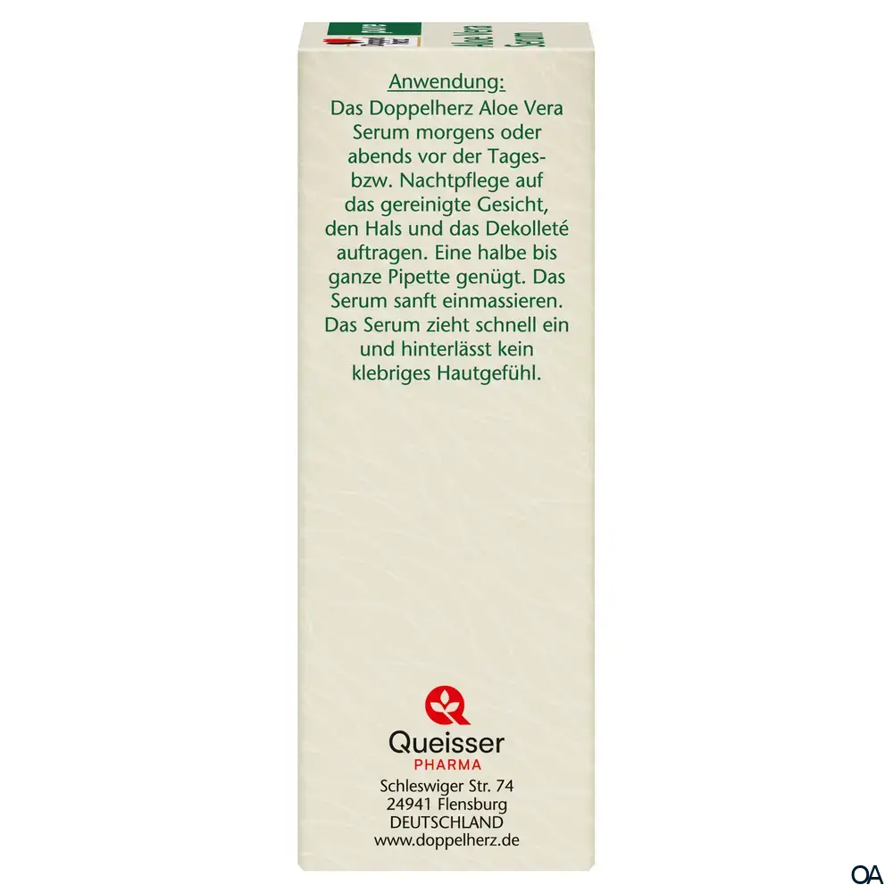 Doppelherz pure Aloe Vera Serum mit Hyaluronsäure und Glycerin