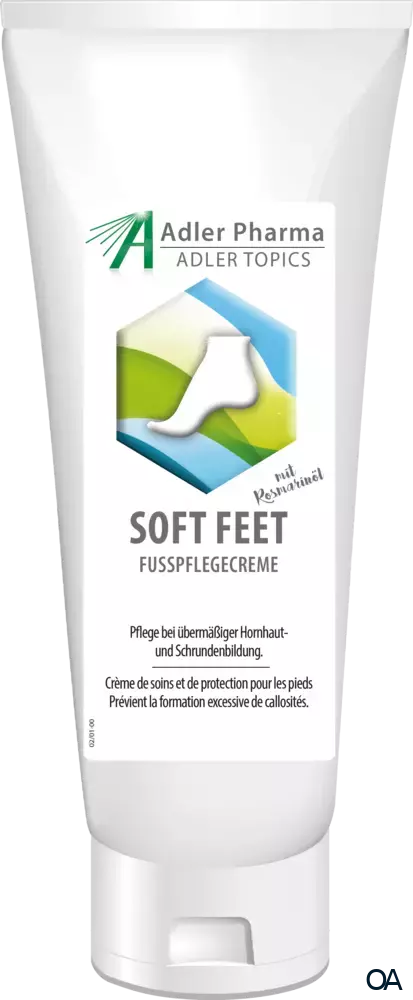 Adler Topics Soft Feet Fusspflegecreme Adler Topics Soft Feet Fusspflegecreme