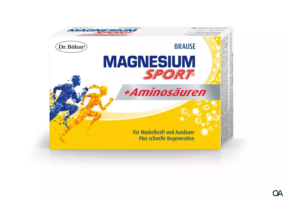 Dr. Böhm® Magnesium Sport® + Aminosäuren Brausegranulat Sachets Dr. Böhm® Magnesium Sport® + Aminosäuren Brausegranulat Sachets