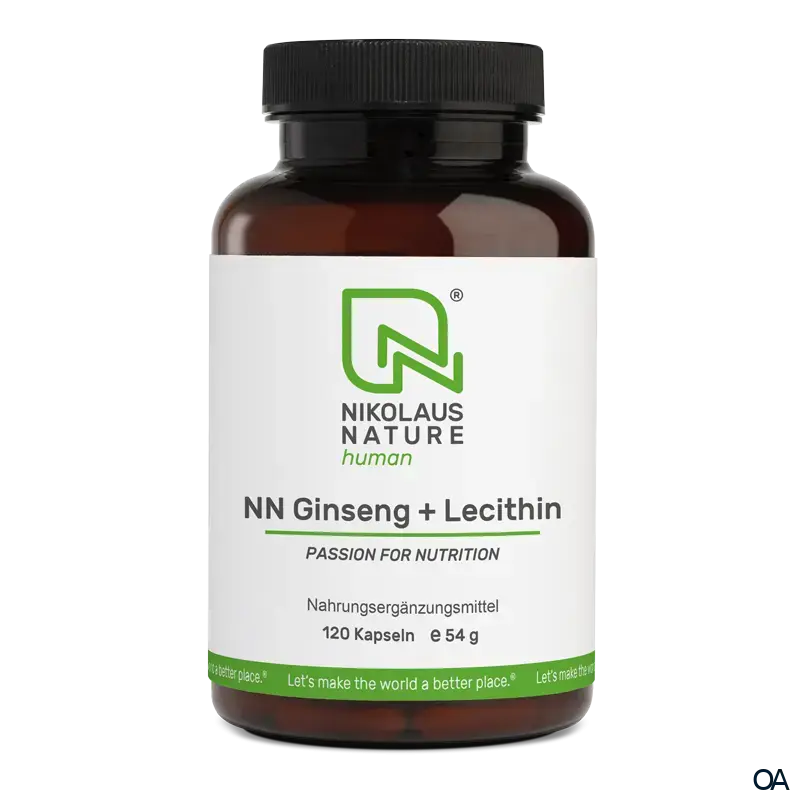 Nikolaus Nature human NN Ginseng + Lecithin Kapseln Nikolaus Nature human NN Ginseng + Lecithin Kapseln