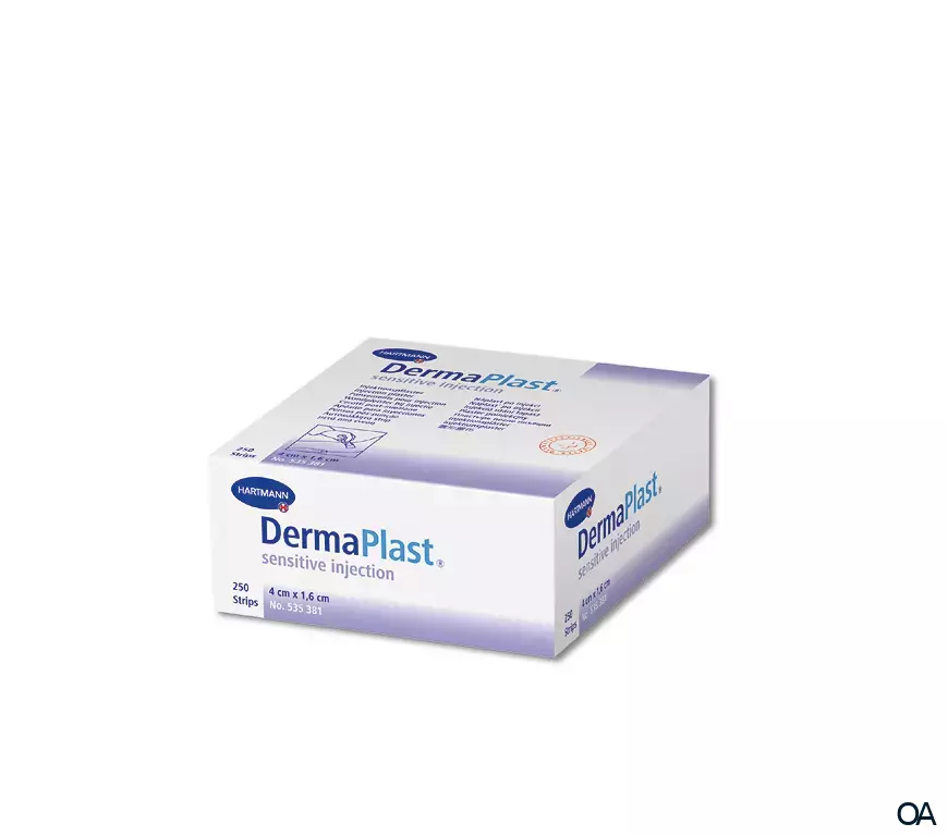 DermaPlast® sensitive injection Pflasterstreifen 16 x 40 mm