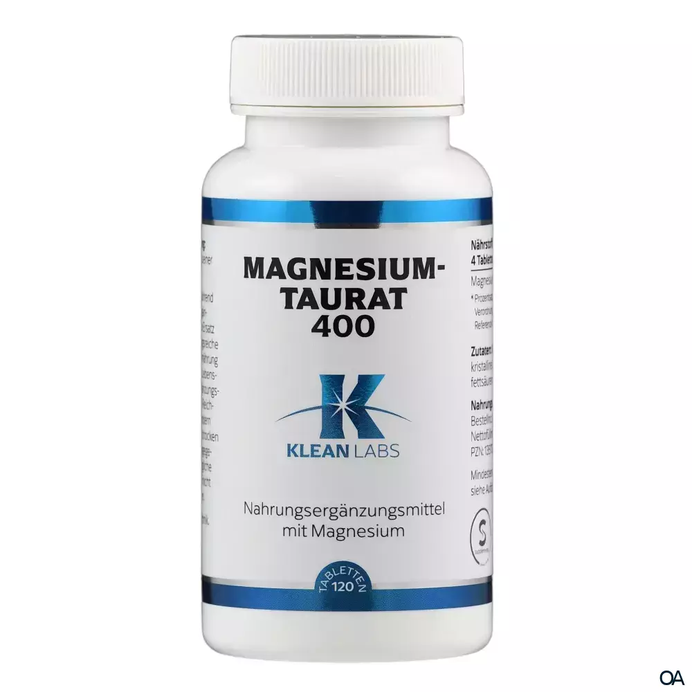 Klean Labs Magnesium-Taurat 400 Tabletten