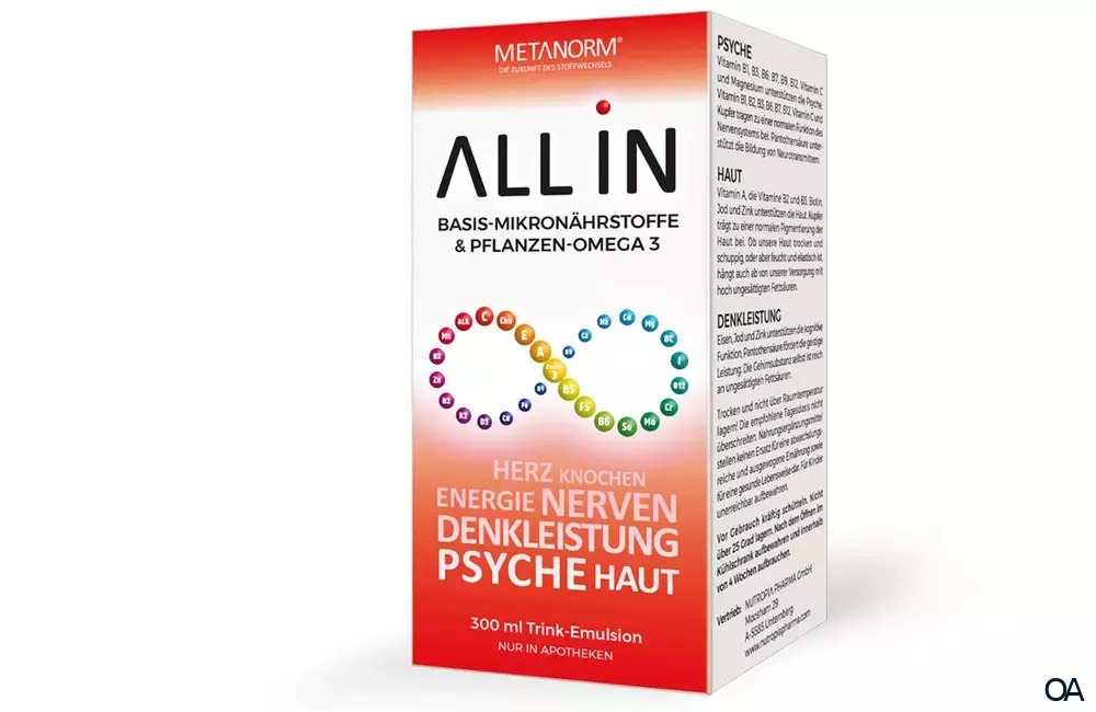 METANORM® ALL IN Trink Emulsion - Orange