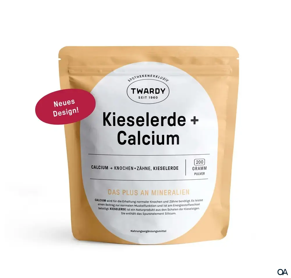 Twardy Kieselerde + Calcium Pulver