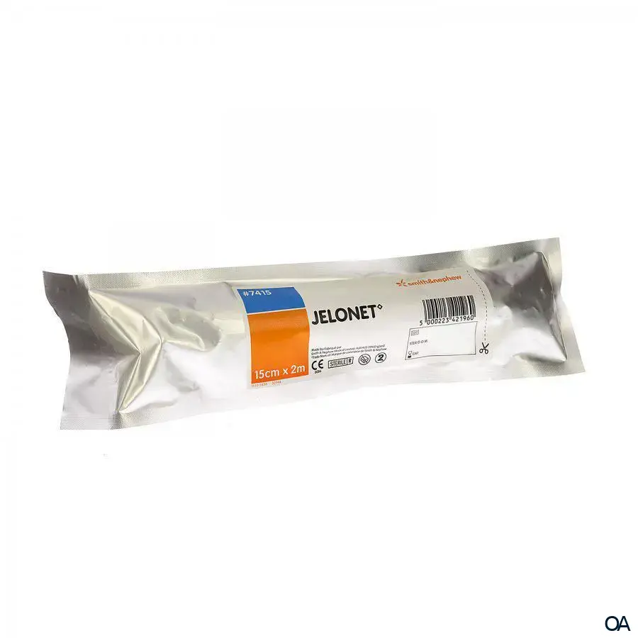 JELONET Salbengaze mit Paraffin Rolle steril, 15 cm x 2 m