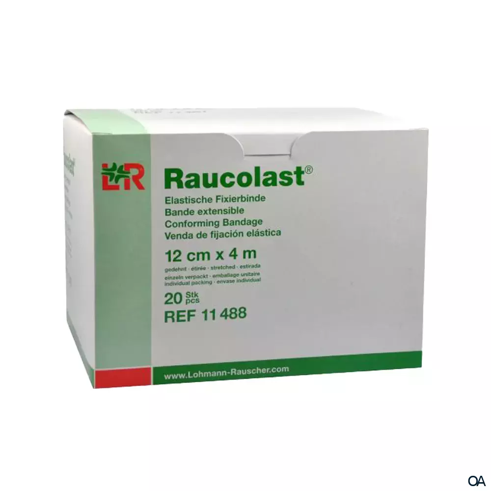 Raucolast® Elastische Fixierbinde 12 cm x 4 m