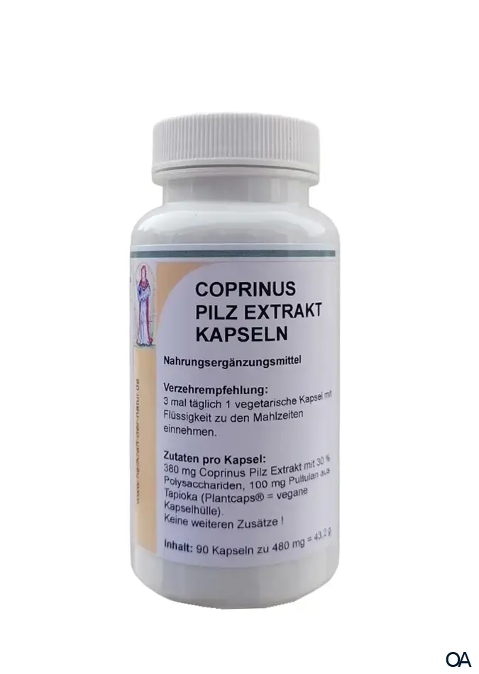 Reinhildis Apotheke Coprinus Pilz Extrakt 380 mg Kapseln Reinhildis Apotheke Coprinus Pilz Extrakt 380 mg Kapseln