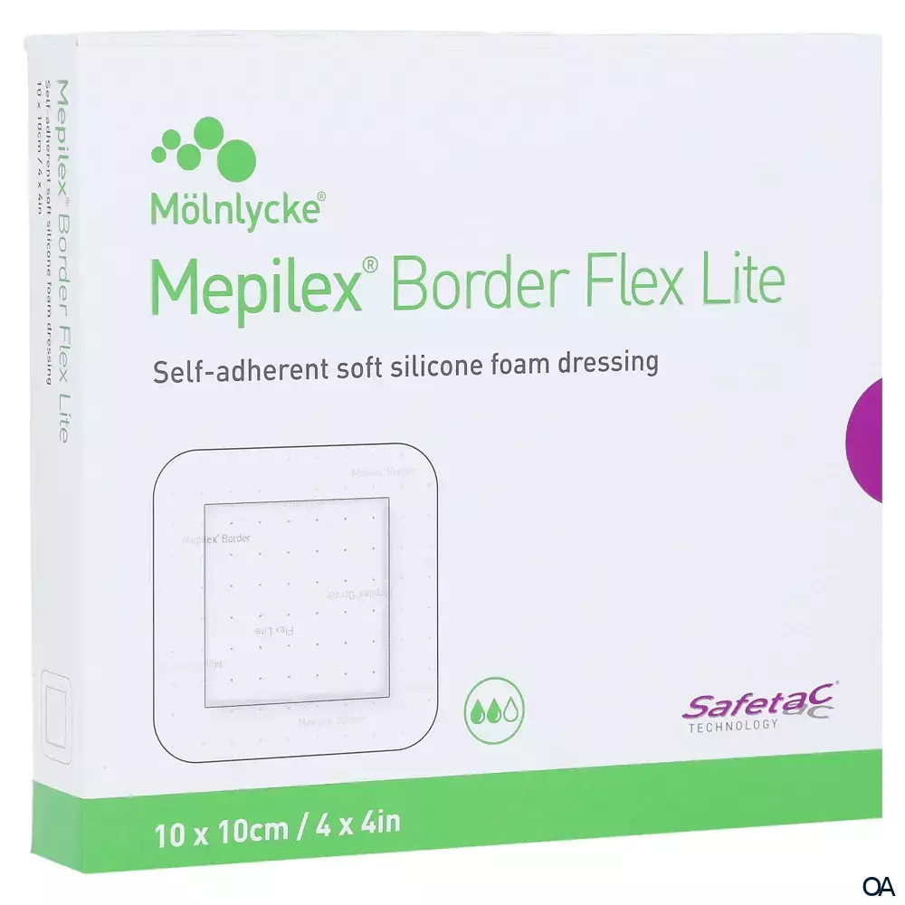 Mepilex® Border Flex Lite Schaumverband 10 x 10 cm