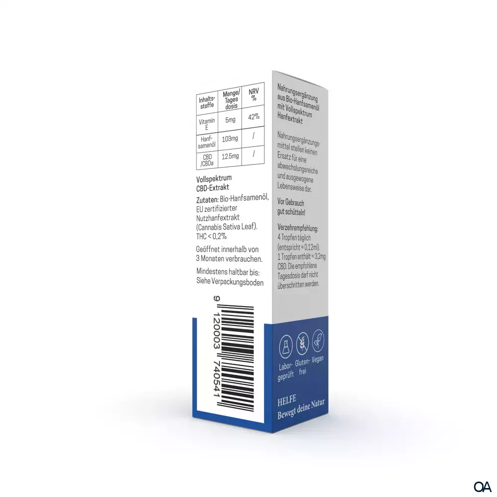 HELFE CBD-Öl 10% mit Minze HELFE CBD-Öl 10% mit Minze