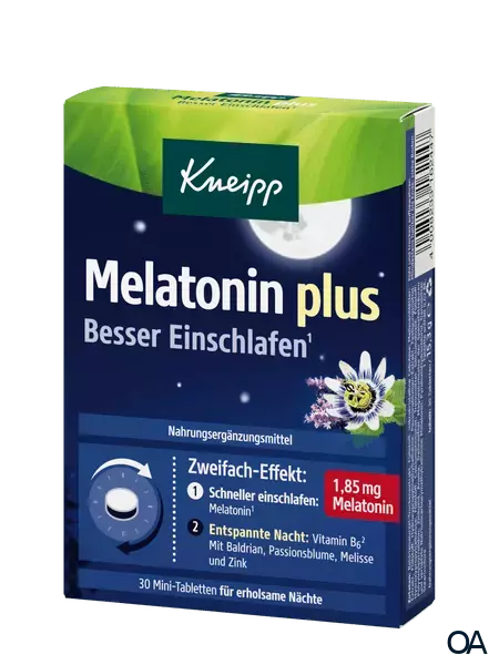 Kneipp Melatonin plus Tabletten - besser einschlafen Kneipp Melatonin plus Tabletten - besser einschlafen