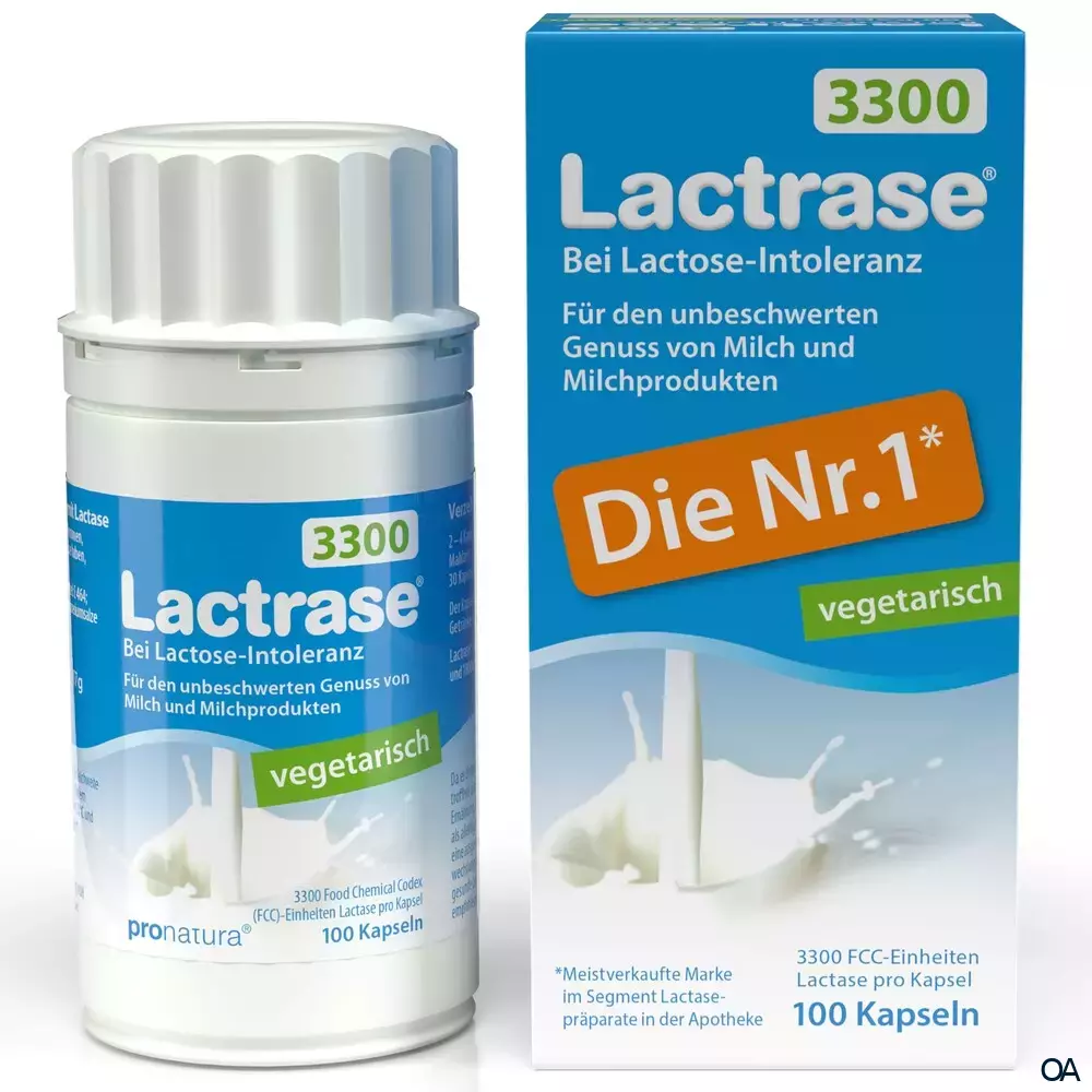 Lactrase® 3300 FCC Kapseln vegetarisch Lactrase® 3300 FCC Kapseln vegetarisch