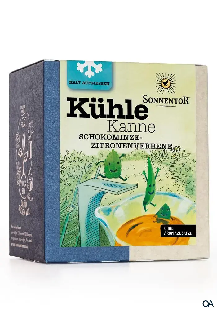 Sonnentor Kühle Kanne Schokominze-Zitronenverbene Tee