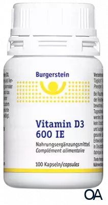 Burgerstein Vitamin D3 2.000 I.E. Kapseln